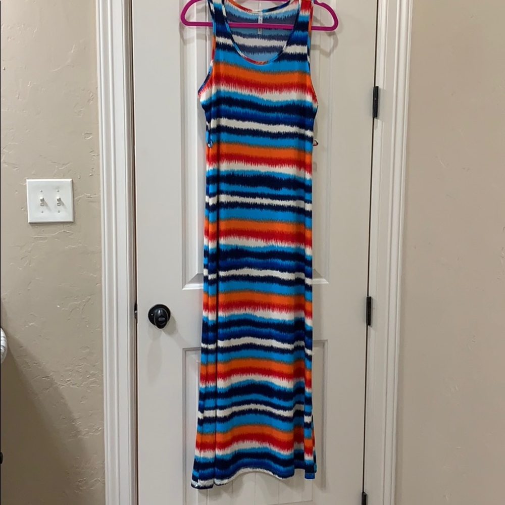 Bright colored Maxi Dress
